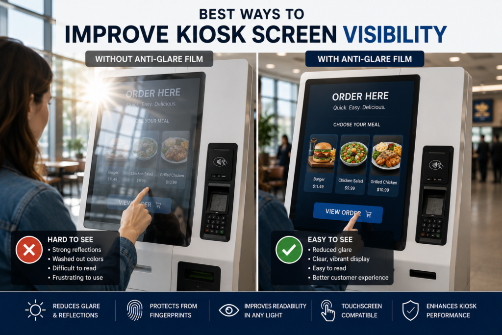 Best Ways to Improve Kiosk Screen Visibility
