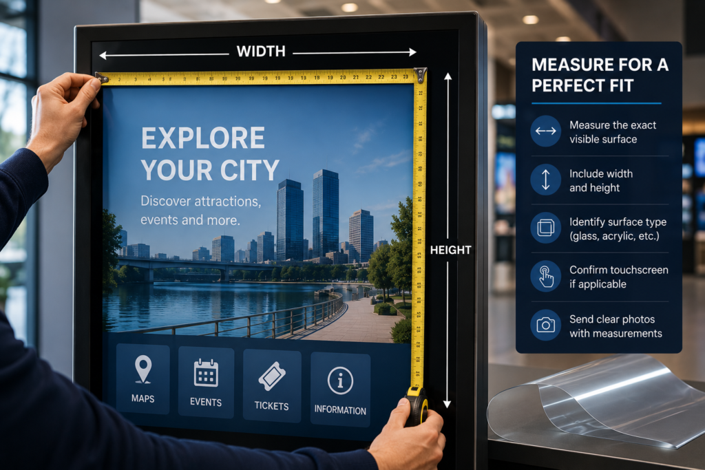 Measure Screen for Anti-Glare Film