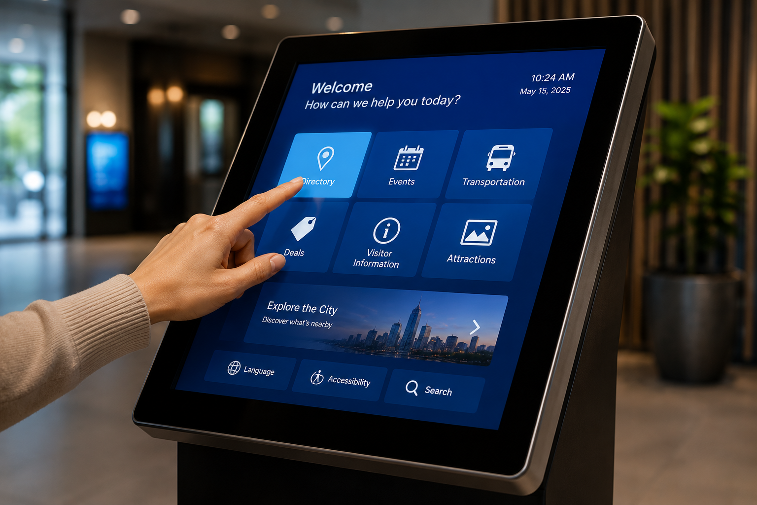 Touchscreens with anti-glare film